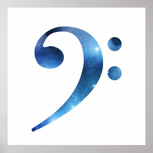 Bass clef poster (Framsidan)