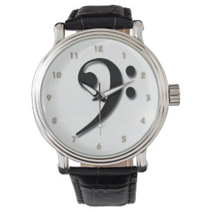 Bass Clef Watch. Armbandsur