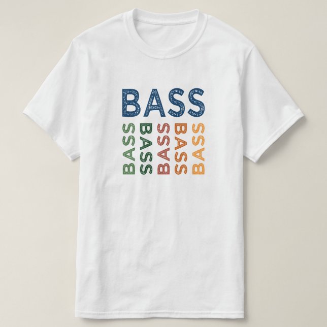 Bass Colorful Tee (Design framsida)