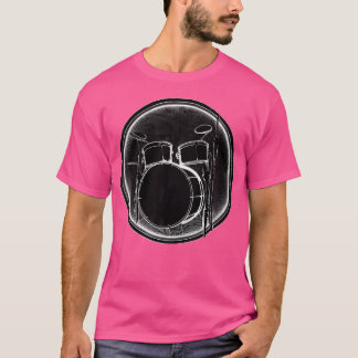 Bass Drum för Bass Drummer Player Musician Bass Dr T Shirt