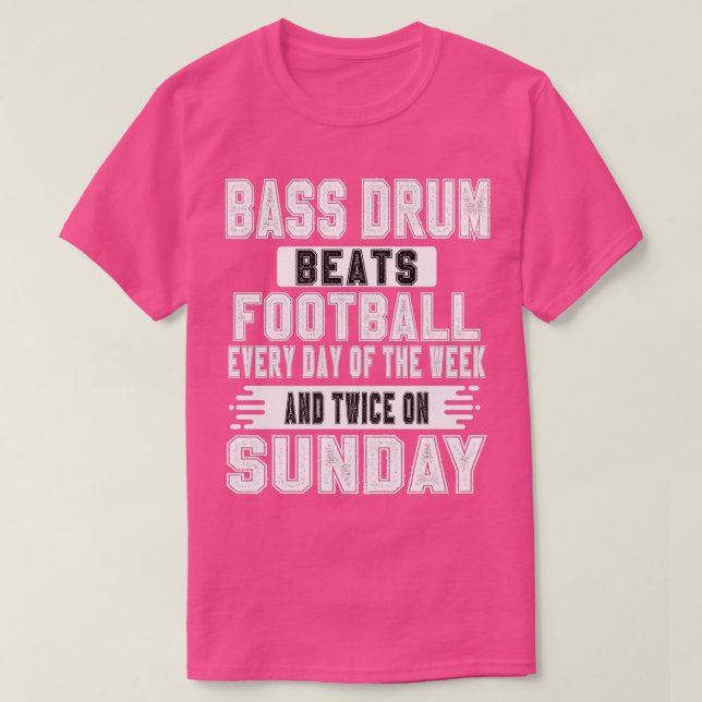 Bass Drum Music Marching Band Bass Drums  T Shirt (Design framsida)