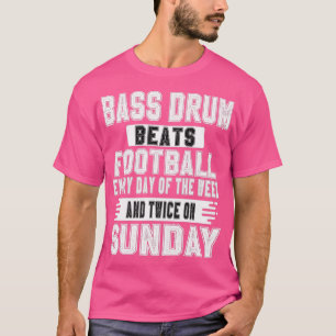 Bass Drum Music Marching Band Bass Drums  T Shirt
