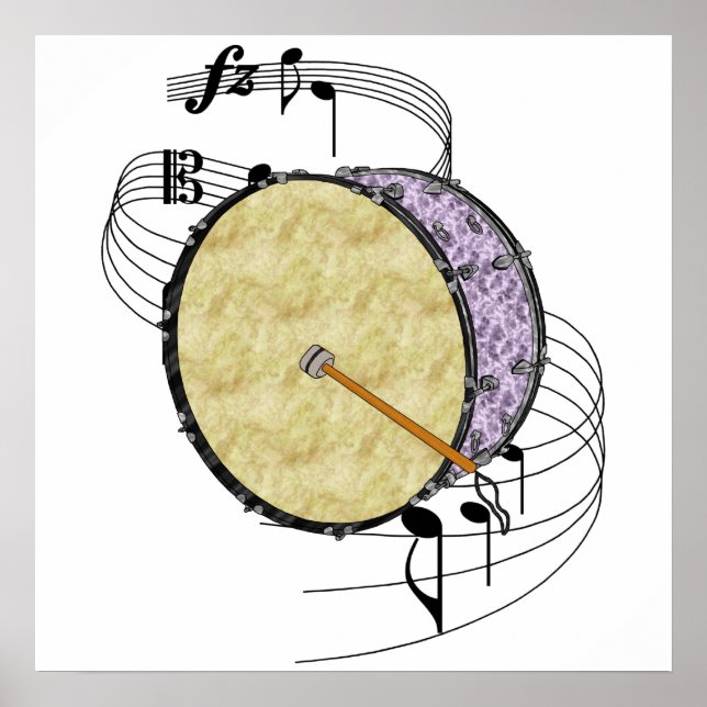 Bass Drum Poster (Framsidan)