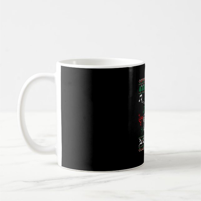 Bass Drum Ugly jul Sweater Kaffemugg (Vänster)