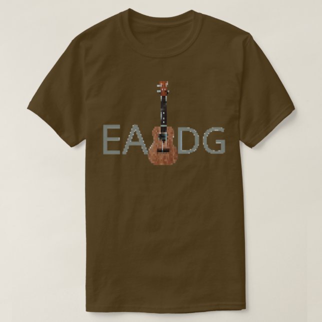 Bass EADG Guitar T Shirt (Design framsida)