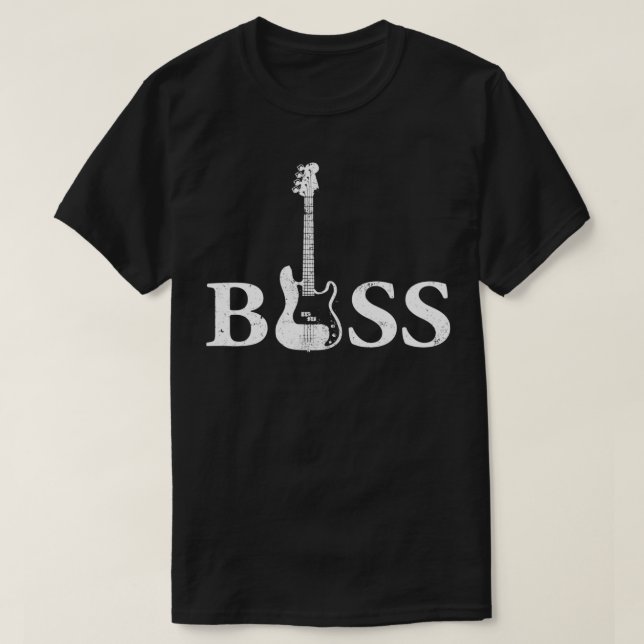 Bass Fender Bass Player Gift  T Shirt (Design framsida)