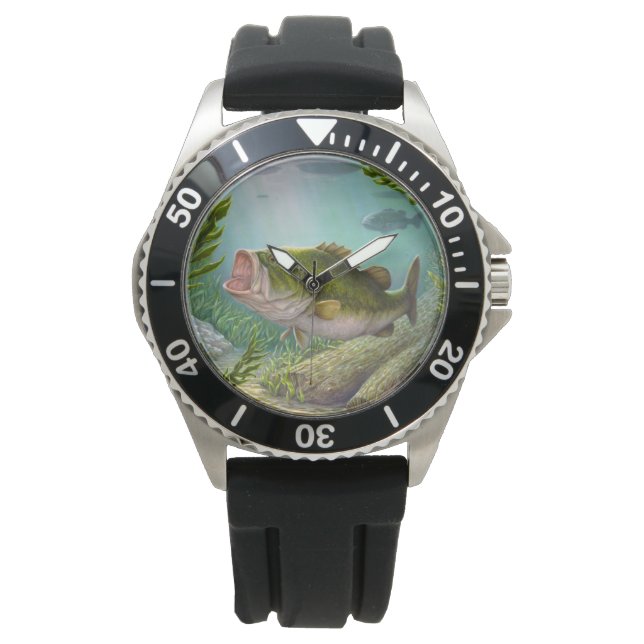 Bass Fish Armbandsur (Framsida)