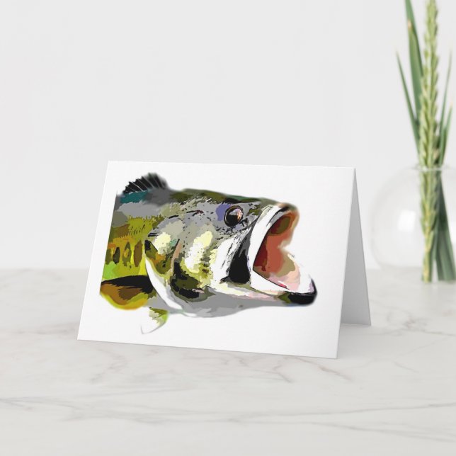 Bass Fish Kort (Framsida)
