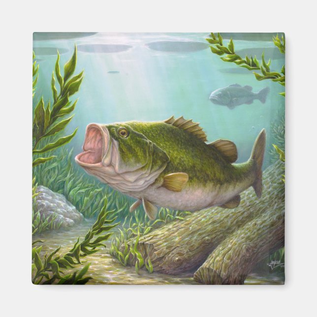Bass Fish Magnet (Framsidan)