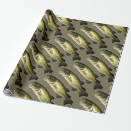 Bass Fish Manar Wrapping Papper Presentpapper