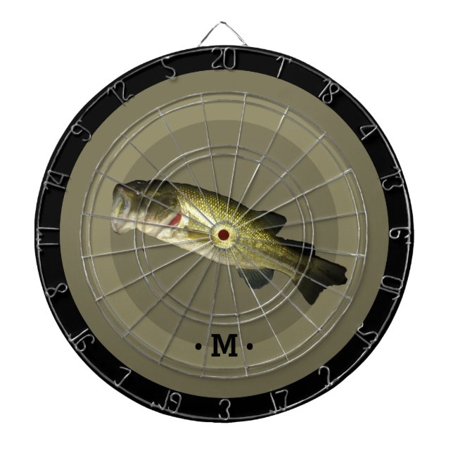 Bass Fish Monogram Manar Darttavla (Framsidan)