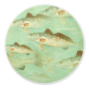 Bass Fish Mönster Knopp