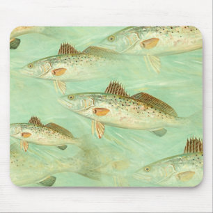Bass Fish Mönster Musmatta
