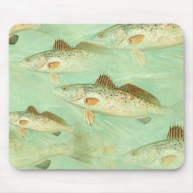 Bass Fish Mönster Musmatta (Framsidan)