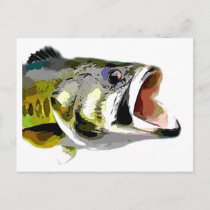 Bass Fish Vykort