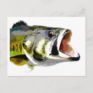 Bass Fish Vykort