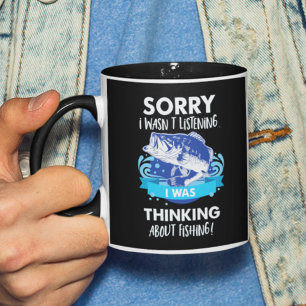 Bass Fisheries Quote Hobby Sport Fisherman Mugg