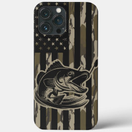 Bass Fisherman Camo Flagga Bottomland Camo