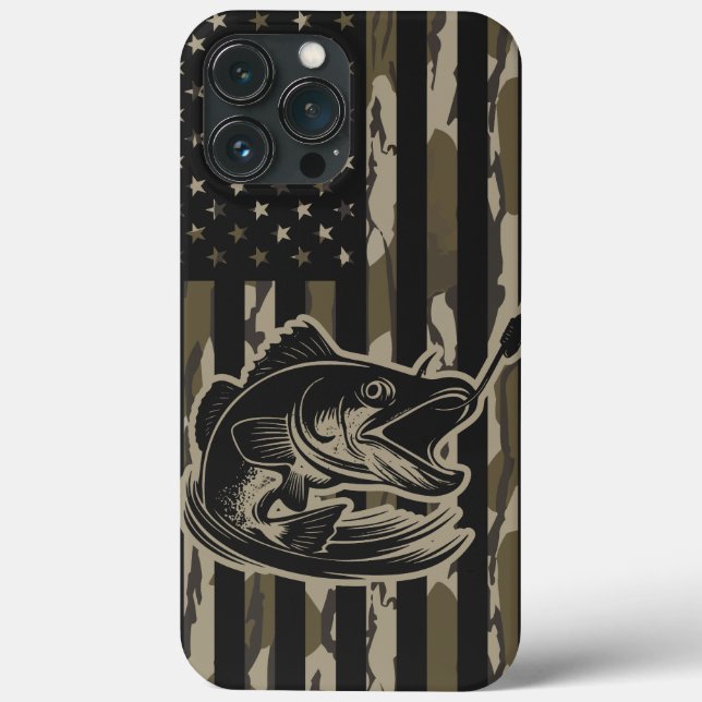 Bass Fisherman Camo Flagga Bottomland Camo (Baksida)