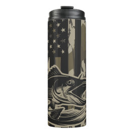 Bass Fisherman Camo Flagga Bottomland Camo