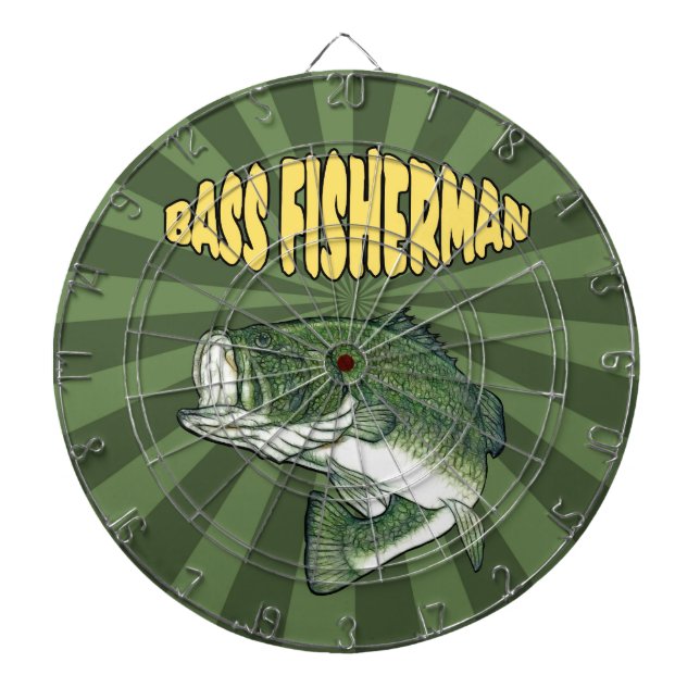 Bass Fisherman Dartboard Piltavla (Framsidan)