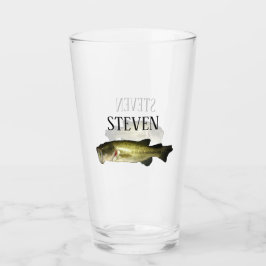 Bass Fishing Beer Mugg Personlig Glaskopp
