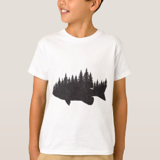 Bass Fishing Forest - Largemouth Smallmouth Fisher T Shirt