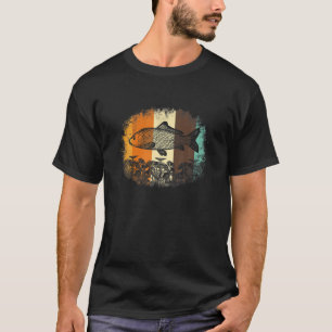Bass Fishing Retro Vintage Largemouth Fisherman Fi T Shirt