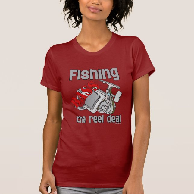 Bass Fishing the Reel Deal T-shirt (Framsida)
