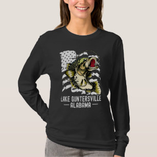Bass Game Fisherman Sjö Guntersvil T Shirt