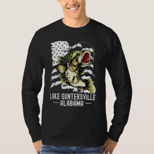 Bass Game Fisherman Sjö Guntersvil T Shirt
