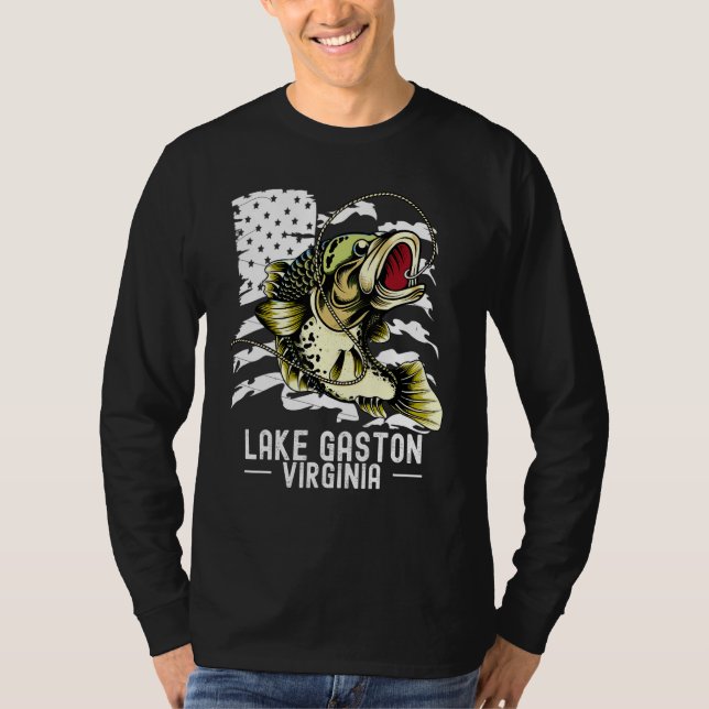 Bass Game Fisherman Sports Fisherman Sjö Gaston Vi T Shirt (Framsida)