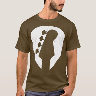 Bass Gitarr Plektrum 4 String Baid-Plockor T Shirt