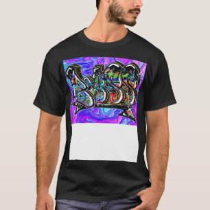 Bass Graffiti Guitar Gig Art T Shirt