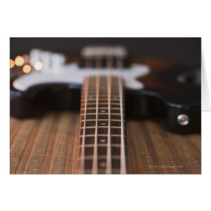 Bass Guitar 2 Hälsningskort
