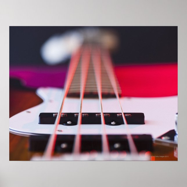 Bass Guitar 3 Poster (Framsidan)