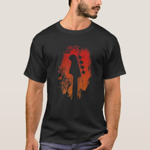 Bass Guitar Älskare Art Guitarist Bass Players Vin T Shirt