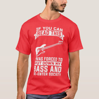 Bass Guitar Baid Bass Player 3 T Shirt