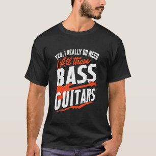 Bass Guitar Baid Women and Manar Bass Player T Shirt