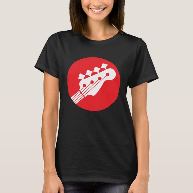 Bass Guitar Bass Player T Shirt (Framsida)