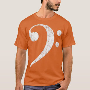 Bass Guitar Clef for Bass Player Baid T Shirt