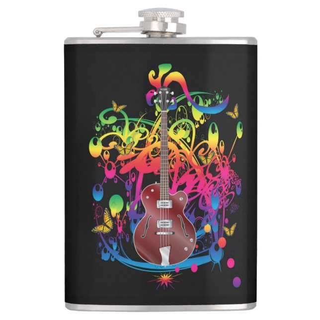 Bass Guitar Color splash  Fickplunta (Framsidan)