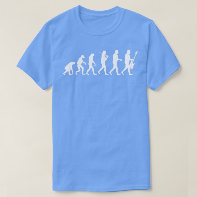 Bass guitar evolution t shirt (Design framsida)