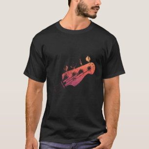 Bass Guitar Headstock for Baid and Bass Player T Shirt