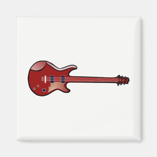 Bass guitar magnet (Framsidan)