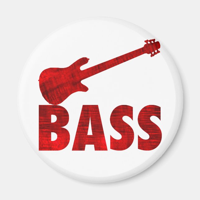 Bass Guitar Magnet (Framsidan)