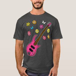 Bass Guitar Mamma Mors dag Female Bassistance Musi T Shirt