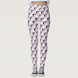 Bass Guitar, Music Anpassningsbar Leggings