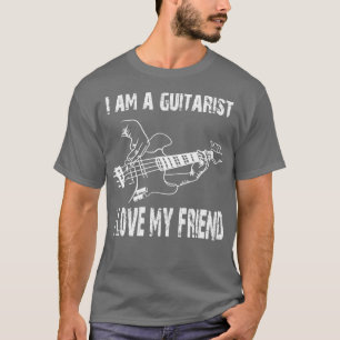 Bass Guitar Music Im Guitarist Musician I Kärlek M T Shirt