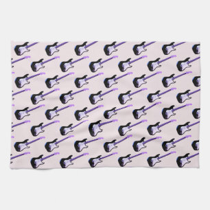 Bass Guitar, Music Tea Towel Kökshandduk